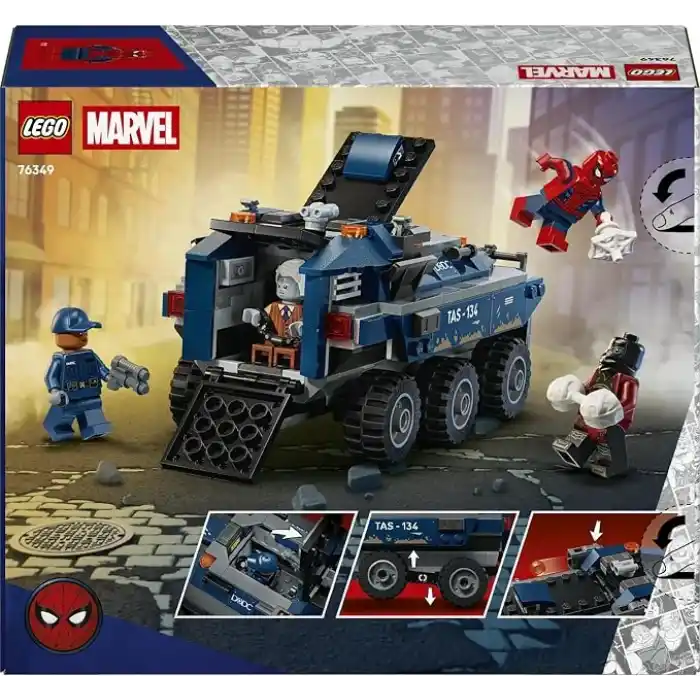 LEGO Marvel Örümcek Adam Hapishane Nakliye Aracı Takibi 76349