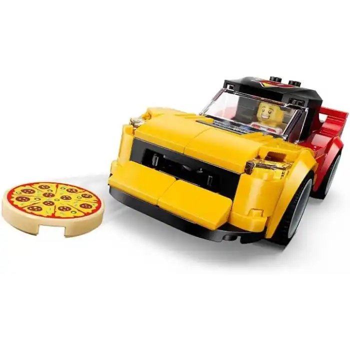 LEGO City Araçlarla Pizza Dağıtım Deneyimi 60496
