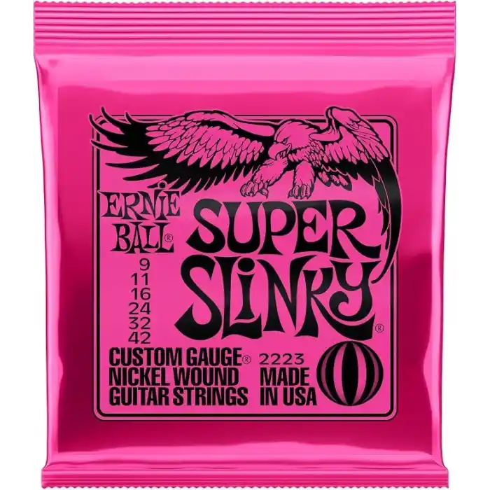 Ernie Ball P02223 Super Slinky 09-42 Elektro Gitar Teli