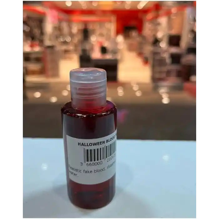 Cadılar Bayramı Yapay Kan, Gerçekçi Sıvı Makyaj Efekti, Yıkanabilir, 30ml