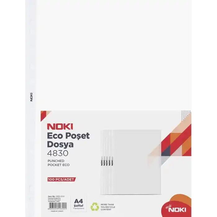 Noki 4830-ECO Poşet Dosya 100 Adet