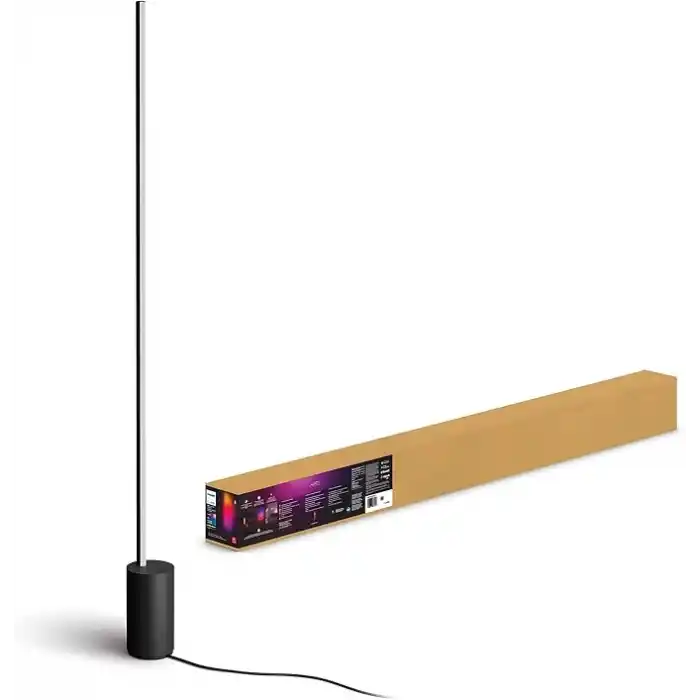 Philips Hue Gradient Signe Akıllı Led Zemin Işığı, Lambader, Siyah - 25.000 Saat Ampul Kullanım Ömrü