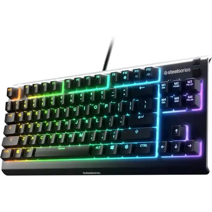steelseries Apex 3 TKL Türkçe Gaming Klavye Tenkeyless, 8 Bölge RGB Aydınlatma Türkçe QWERTY