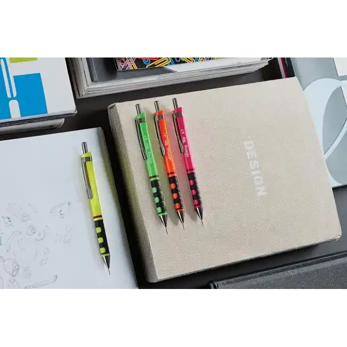 Rotring Tikky Versatil, Uçlu Kalem 0.7 mm, Neon Turuncu