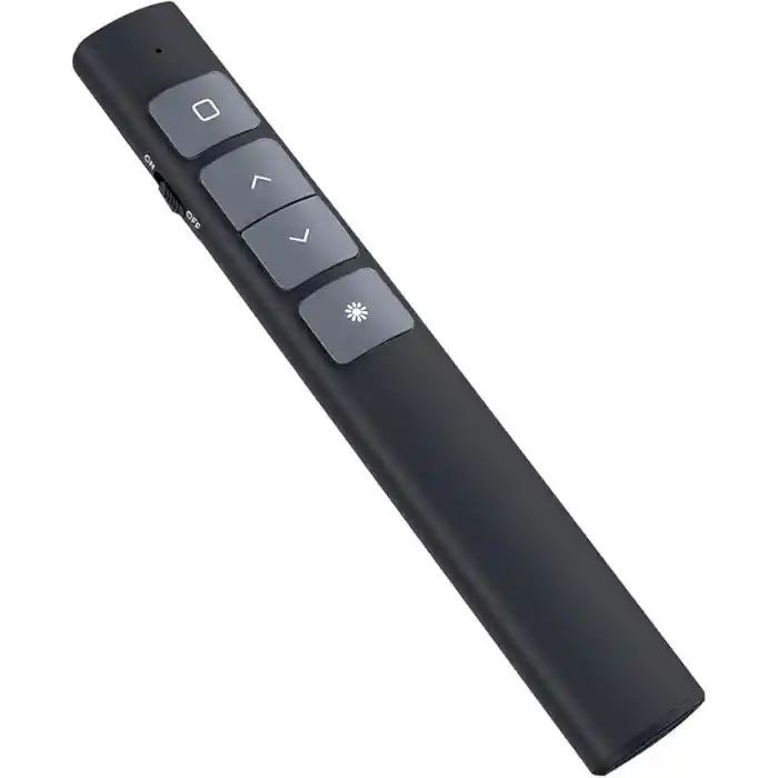 Coverzone Sunum Kumandası Laser Pointer Kablosuz Lazer Sunum Kalemi Tak Çalıştır Y60