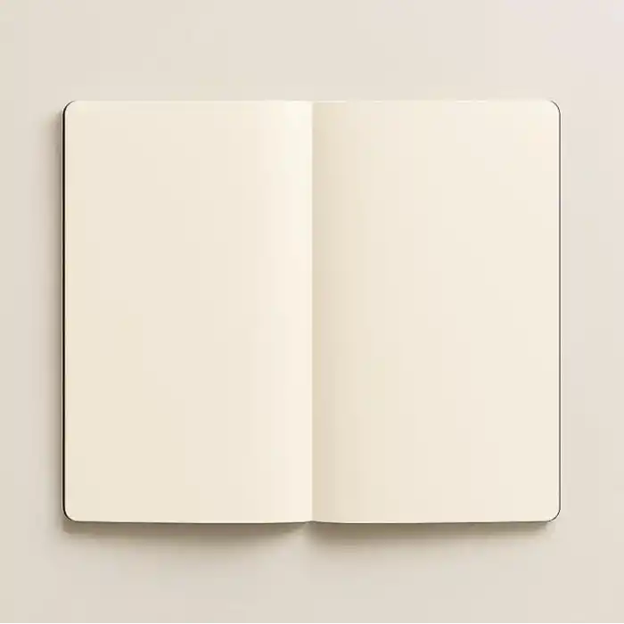 Fark Tanıtım Çizgisiz Not Defteri – 64 Yaprak, 90 gr Ivory Kağıt, Amerikan Ciltli Not Defteri, Ofis ve Günlük Kullanım İçin İdeal (Bordo, A5 (14,8cm x 21cm))