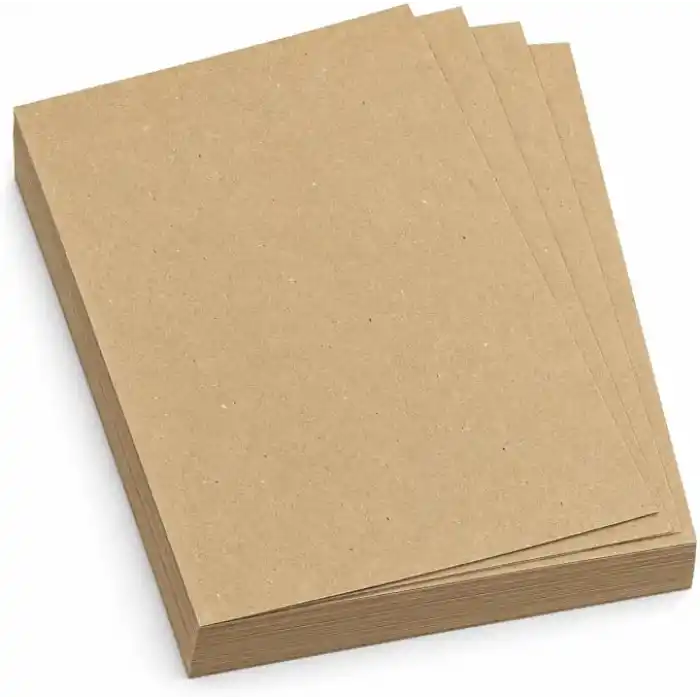 A4 Kraft Kağıdı, 100 Adet, 21 x 29,7 cm, Kahverengi, Hobi, El İşi, Çizim ve Hediye Notları İçin