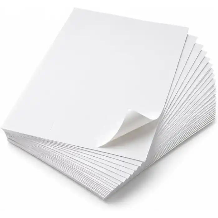 Inkjet Ve Laser Uyumlu Sticker Güçlü Yapışkanlı A4 Etiket Kağıdı MAT YÜZEYLİ 120gsm (50 yaprak)