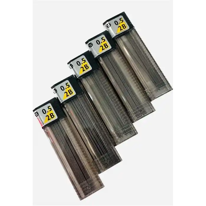 Tombow Kalem Ucu 0.5mm 2B, 5 Tüplük Set, 60mm Uzunluk