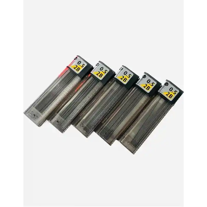 Tombow Kalem Ucu 0.5mm 2B, 5 Tüplük Set, 60mm Uzunluk