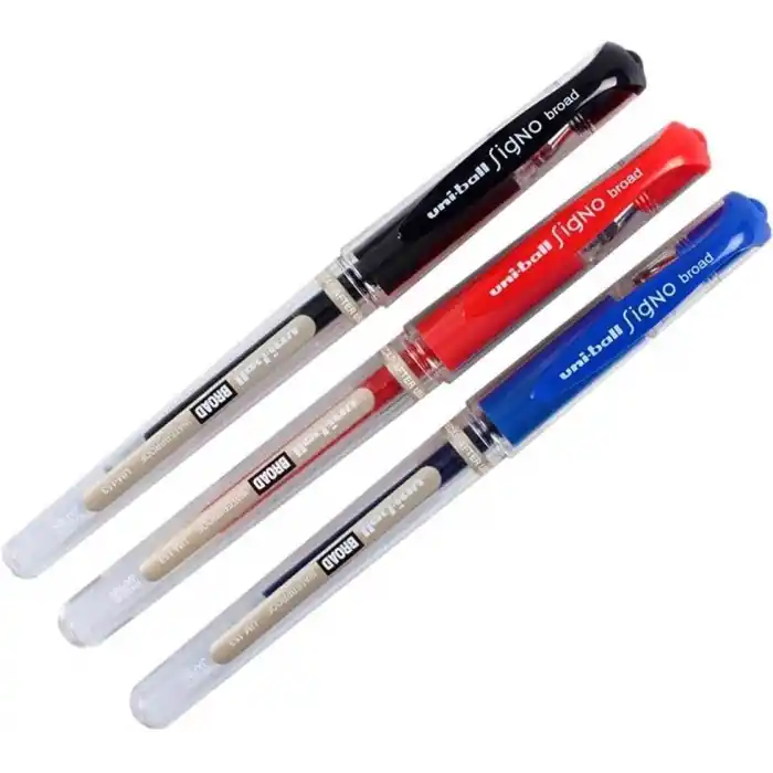 Uni-Ball Uni-Ball Um-153 Signo Broad Imza Kalemi Karışık Renk 3Lü Paket