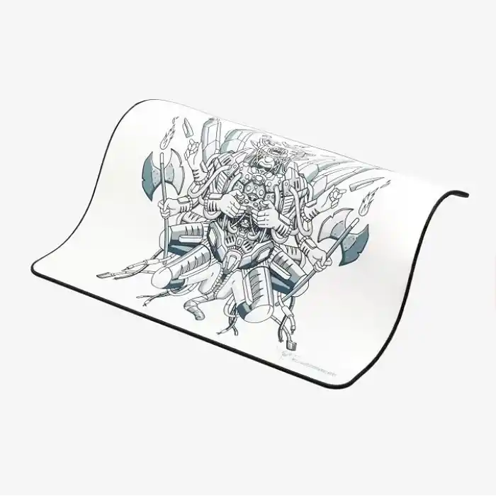 Klasse Blitz Speed Series 480x400x4 mm E-Sports Gaming Oyuncu Mouse Pad (G-Bear White)