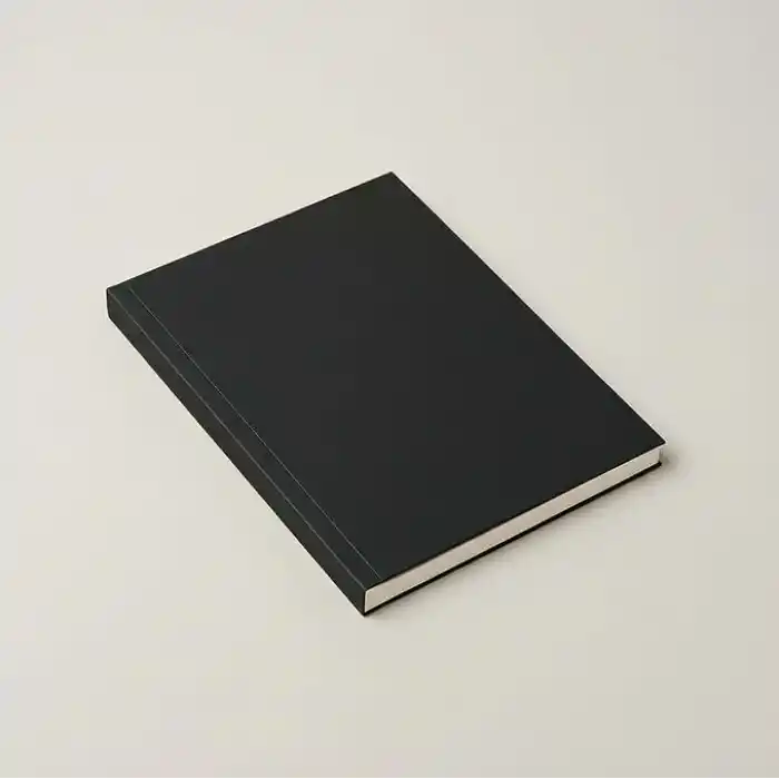 Fark Tanıtım Amerikan Ciltli, A5 Noktalı Not Defter, 64 Yaprak, 110 gr. Ivory Kağıt, Ofis İçin İdeal, Plan (Siyah Kapak)