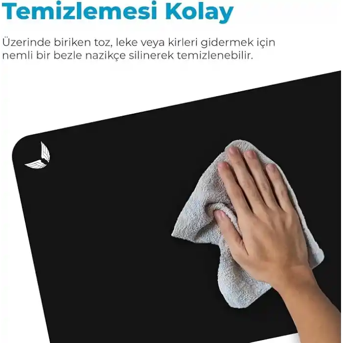 GoLite Basic Edition - 90x40 Gaming Mouse Pad, Kaymaz Taban, Geniş ve Dayanıklı Oyuncu Mousepad, Hassas Kontrol ve Hızlı Tepki için Pürüzsüz Yüzey Fare Altlığı, Siyah