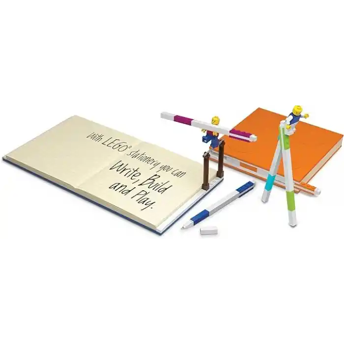 iQ IQ LEGO Stationery 10 Pack Gel Pens (53100), Ages 6+, includes 10 gel pen, Siyah, Mavi, Yeşil, Misket limonu, Turuncu, Mor, Siyah,Mavi,Yeşil,Kireç,Turuncu,Menekşe