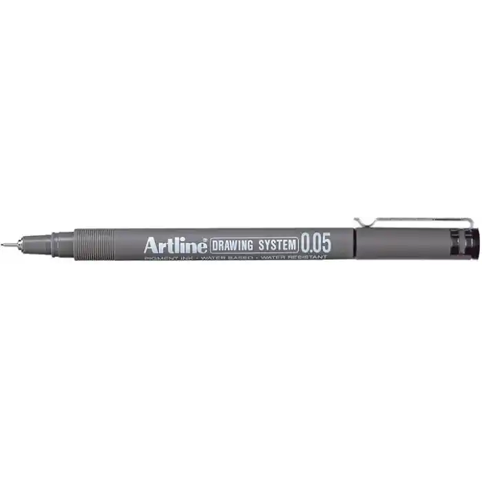 Artline Drawing System 0.05 Çizim Kalemi, 0.05 mm, Siyah