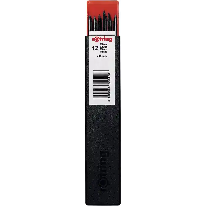 rotring Hi-Polymer Mekanik Kalem Ucu, 2,0 mm, HB (Ambalaj değişiklik gösterebilir)