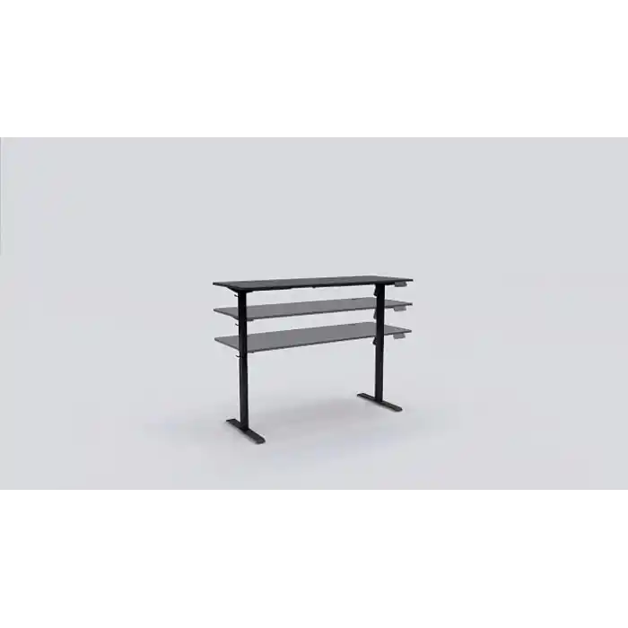 adornist - Yüksekliği Ayarlanabilir Ergonomik Bilgisayar & Çalışma Masası - Tek Motorlu (2 Hafızalı) (Beyaz, 120 * 60)