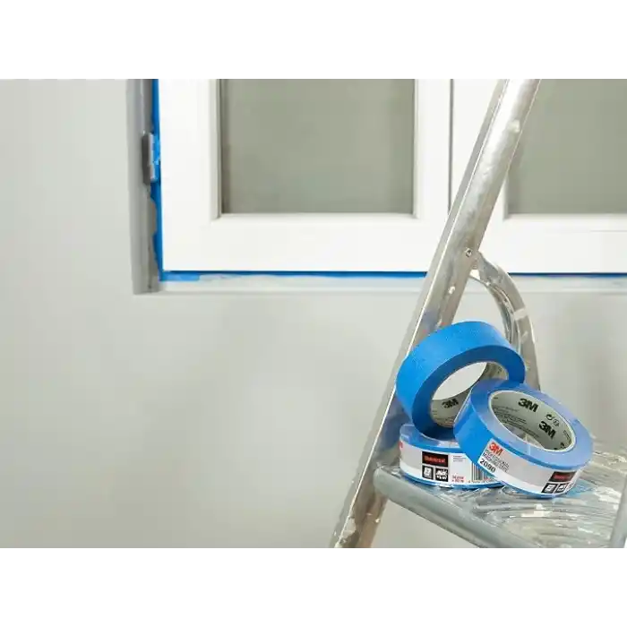 3M Hand-Masker 2090 profesyonel boya bandı, pürüzsüz yüzeyler için, UV ışınlarına dayanıklı, iç ve dış mekan, 24 mm x 50 m