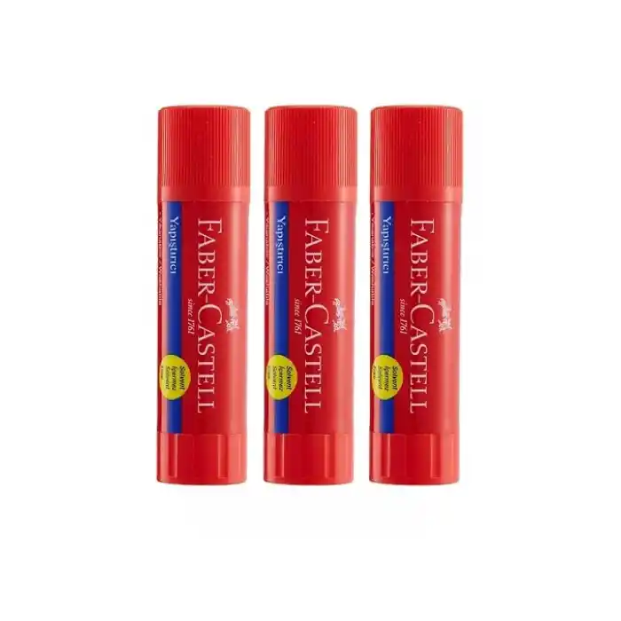 Faber-Castell Stick Yapıştırıcı Büyük Boy 40 gr 3lü Set