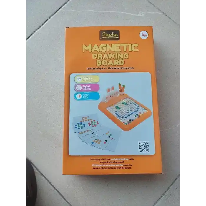 TİNEKE Manyetik Kodlama Oyuncağı Eğitici Oyuncak Boncuk Turp Kalem Montessori Erken eğitim Tableti Tavşan
