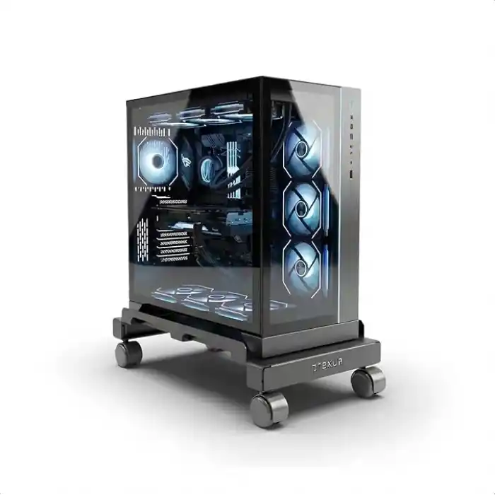 Prexua Roller Tekerli Bilgisayar Kasa Standı - Pc Stand - RLR50 (Small)
