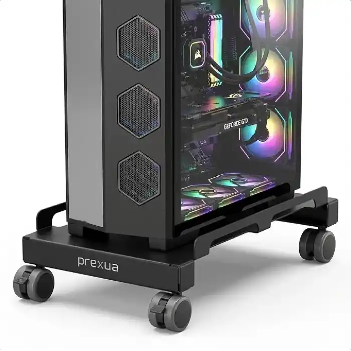 Prexua Roller Tekerli Bilgisayar Kasa Standı - Pc Stand - RLR50 (Small)