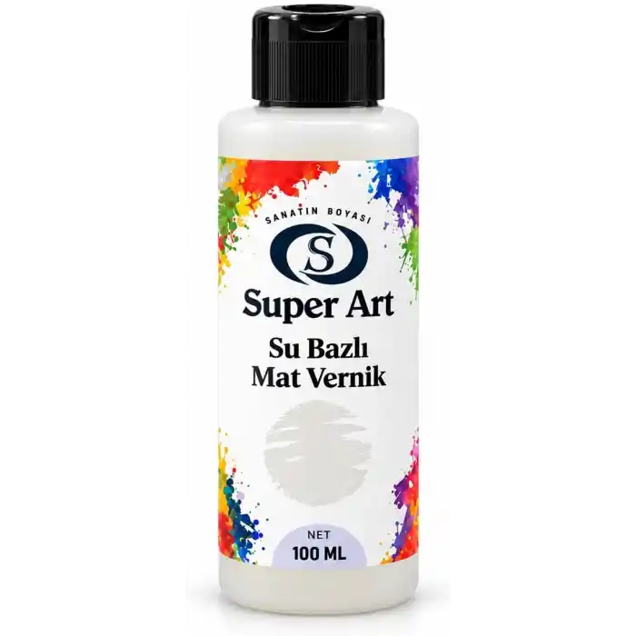 Superart Su Bazlı Vernik Mat 100 mL