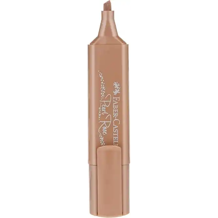 Faber-Castell 46 Metalik Renk Fosforlu Kalem Seti, 8li Karton Kutu, Su Bazlı Mürekkep, Dayanıklı Kesik Uç