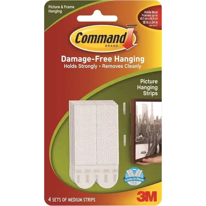 3M 17201-4Pk Command Orta Boy Cırt Bant