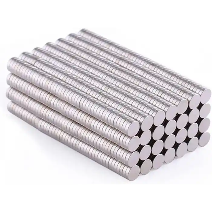 hdg 100 Adet Çap 6mm X Kalınlık 1mm Yuvarlak Süper Güçlü Neodyum Mıknatıs