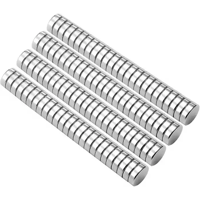 hdg 100 Adet Çap 6mm X Kalınlık 1mm Yuvarlak Süper Güçlü Neodyum Mıknatıs