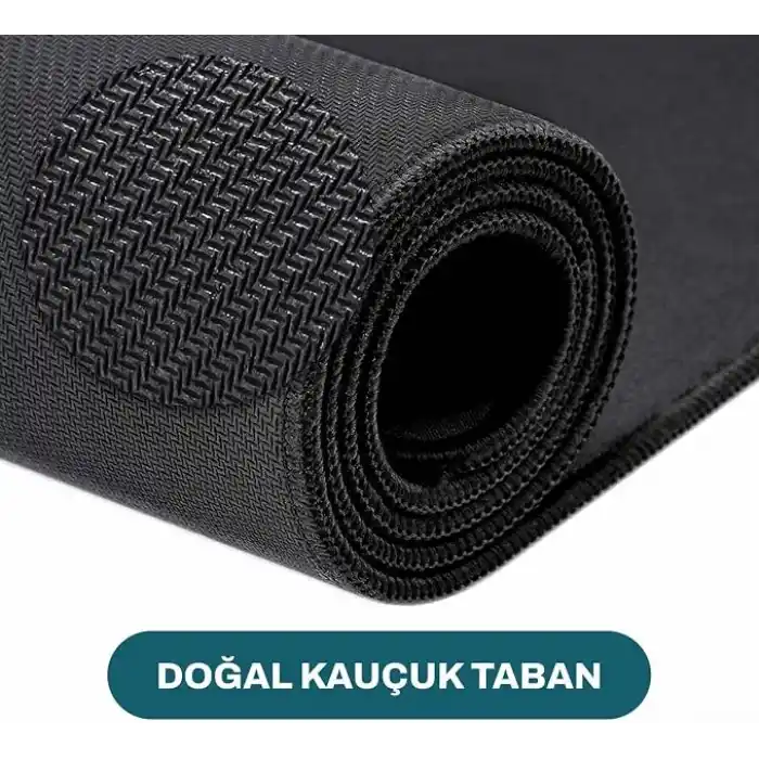 Klasse Pro - 4 Farklı Model Dikişli Kenar 100x50 cm Oyuncu Gaming Mouse Pad (White Map Lines)