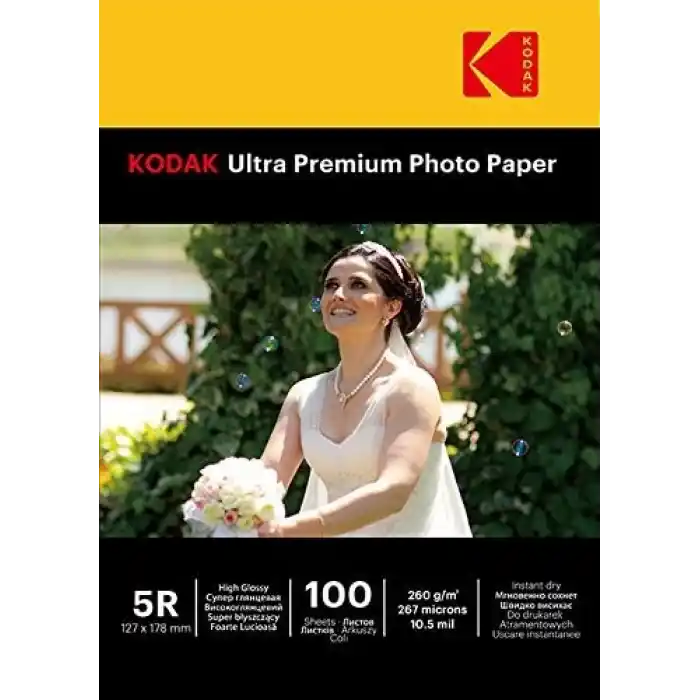 KODAK Ultra Premium Photo Paper 5R 127x178 / 260 g/m2 10.5 mil