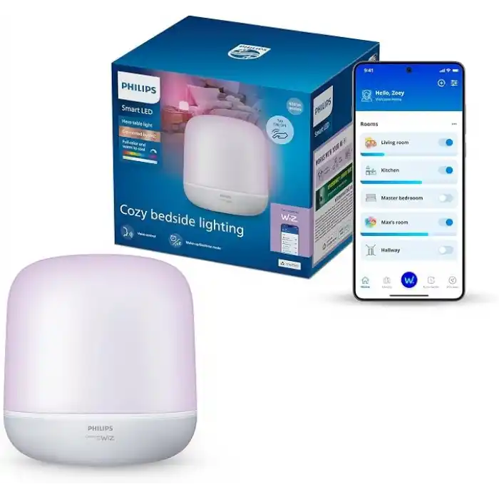 Philips Smart Lighting Hero Akıllı Masa Lambası (Type-C) - Google Home, Alexa, HomeKit ve Matter uyumlu