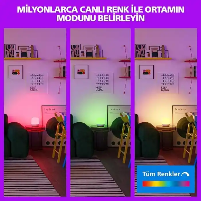 Philips Smart Lighting Hero Akıllı Masa Lambası (Type-C) - Google Home, Alexa, HomeKit ve Matter uyumlu