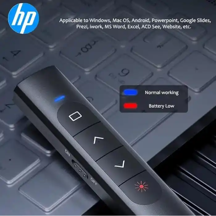 HP SS10 Wireless Presentation Flip Pen Pilli Kablosuz Sunum Kumandası