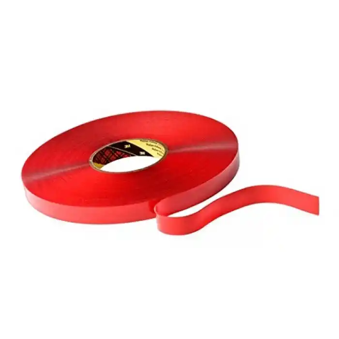 VHB 3M 4910F Montaj Yapışkan Bant Çift Taraflı - Neredeyse Görünmez Yapışkan Tabakalı Şeffaf Malzemelerin Yapıştırılmasını Sağlar - 19 mm x 3 m, Şeffaf, 1,0 mm (1li Paket)