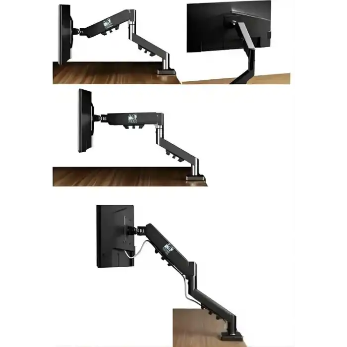 Polotech EF80 Onk Vesa Yüksek Dönüş Kabiliyetli 32 Inch Monitör Standı 8kg Kapasiteli
