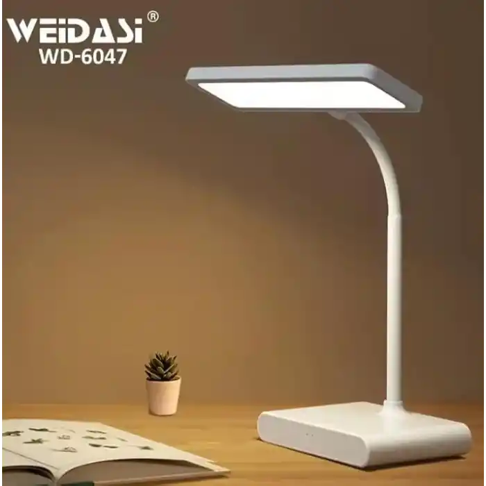 WellHise Dimmerli Led Ayarlanabilir Kablosuz Type-C Şarjlı Masa Lambası Çalışma Lambası