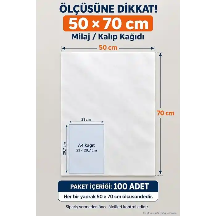 Beyaz Pelur Kağıdı 50x70 cm 1 Kg (Takribi 78-80 Adet)– Hediye Paketleme ve Ambalaj İçin
