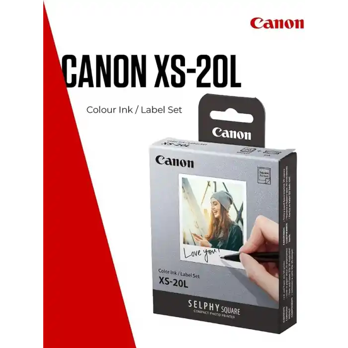 Canon Qx10 Selphy Mürekkep ve Kağıt Seti XS-20L (Canon Eurasia Garantili)