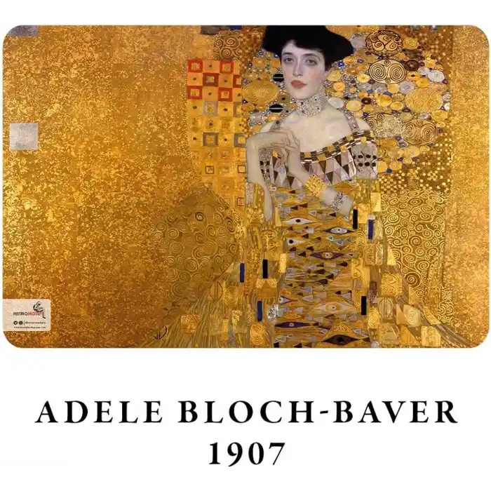 Retronote Gustav Klimt 4lü Defter Seti 1, Gold Series, Çizgisiz, 64 Sayfa, 14x21 cm, Standart