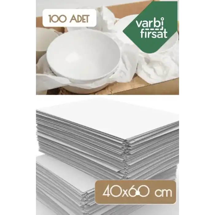 40x60 Tabak - Bardak Sarma Taşıma Taşınma Paketleme Kağıdı 100 Adet