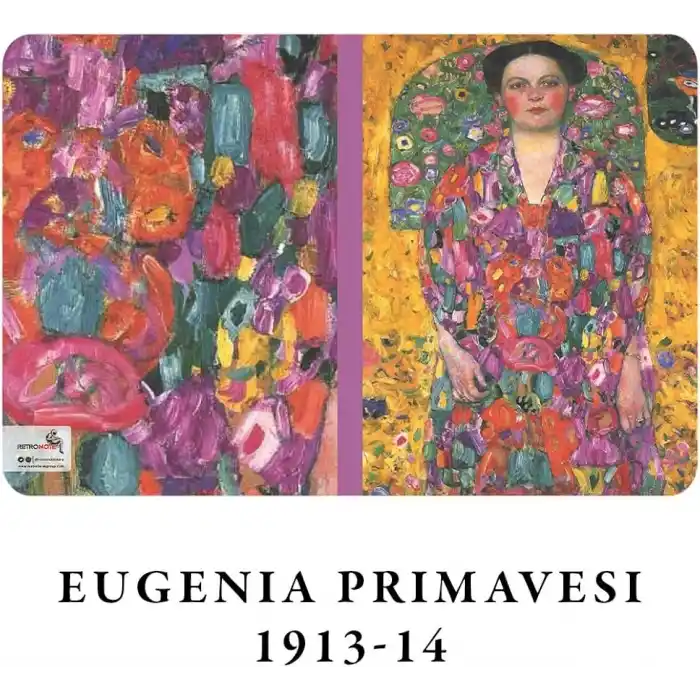Retronote Gustav Klimt 4lü Defter Seti 1, Gold Series, Çizgisiz, 64 Sayfa, 14x21 cm, Standart