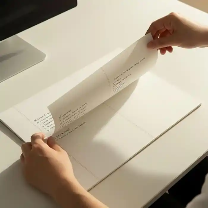 Fark Tanıtım | Paperto. A3 Kopar At Not Kağıdı, 29,7 × 42 cm (A3), 80 Yaprak, 110 gr Ivory Kağıt, Yapışkansız Masaüstü Not Kağıdı (Çizgili)