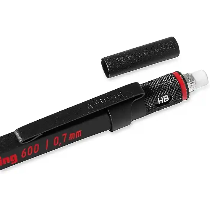 Rotring 600 Versatil Uçlu Kurşun Kalem Siyah,0.7 mm