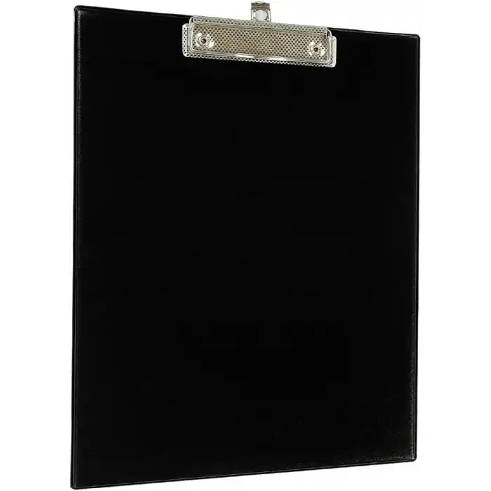 EKC-Kapaksız Sekreterlik Pvc- Yazı Tablası Bloknot Metal Klipsli