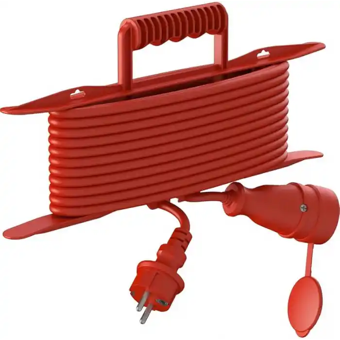 Kablo Toplayıcı Organizer, 30 Metre Kapasiteli, Plastik Kablo Sarma Aparatı, 36 Cm, Taşınabilir Kablo Düzenleyici, Sabitleme Yuvalı, Pratik Kullanım, Kablo Tutucu