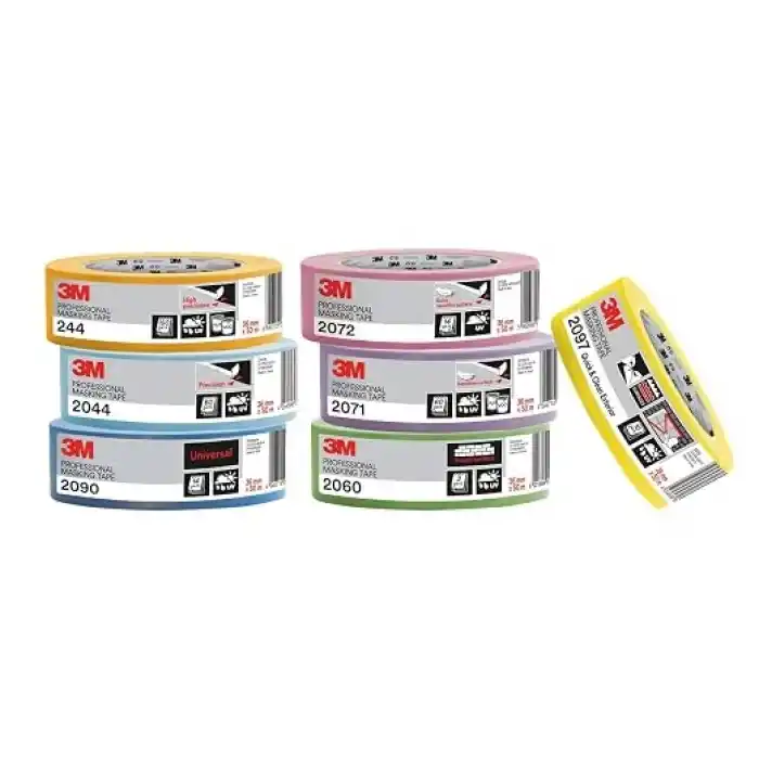 3M Hand-Masker 2090 profesyonel boya bandı, pürüzsüz yüzeyler için, UV ışınlarına dayanıklı, iç ve dış mekan, 48 mm x 50 m